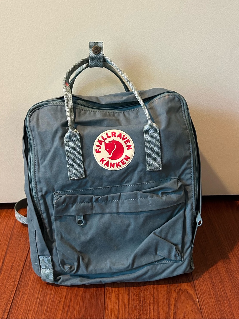 Fjallraven Kanken Backpack classic green blue laptop work school casual